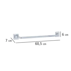 Wenko Vacuum-Loc Badetuchstange Uno Quadro