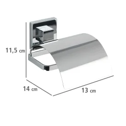 Wenko Vacuum-Loc Toilettenpapierhalter Cover Quadro