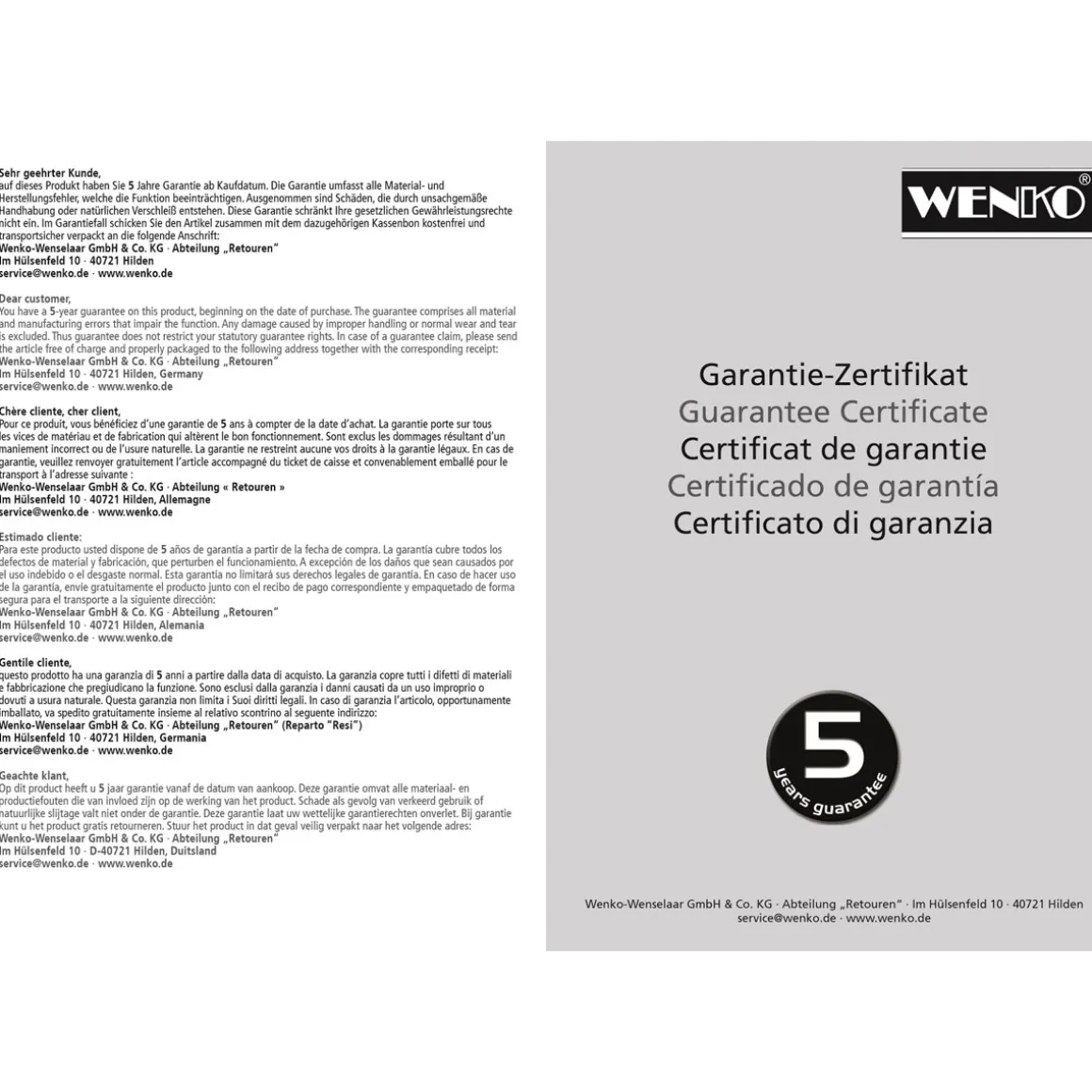 Wenko Vacuum-Loc Wandregal Quadro 2 Etagen