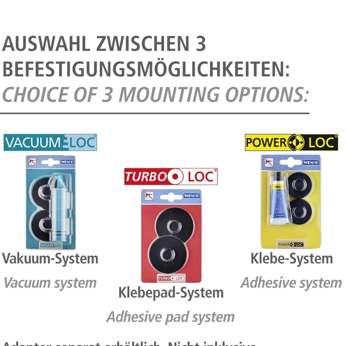 Wenko Wandablage Classic Plus schwarz
