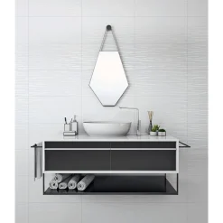 WF appeal white satin matt gl.30x60x0,7cm rek. 60