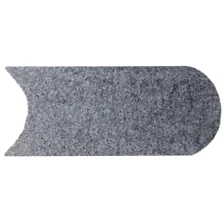 Wingart Granit-Mähkante 24 x 10 cm grau-graphit