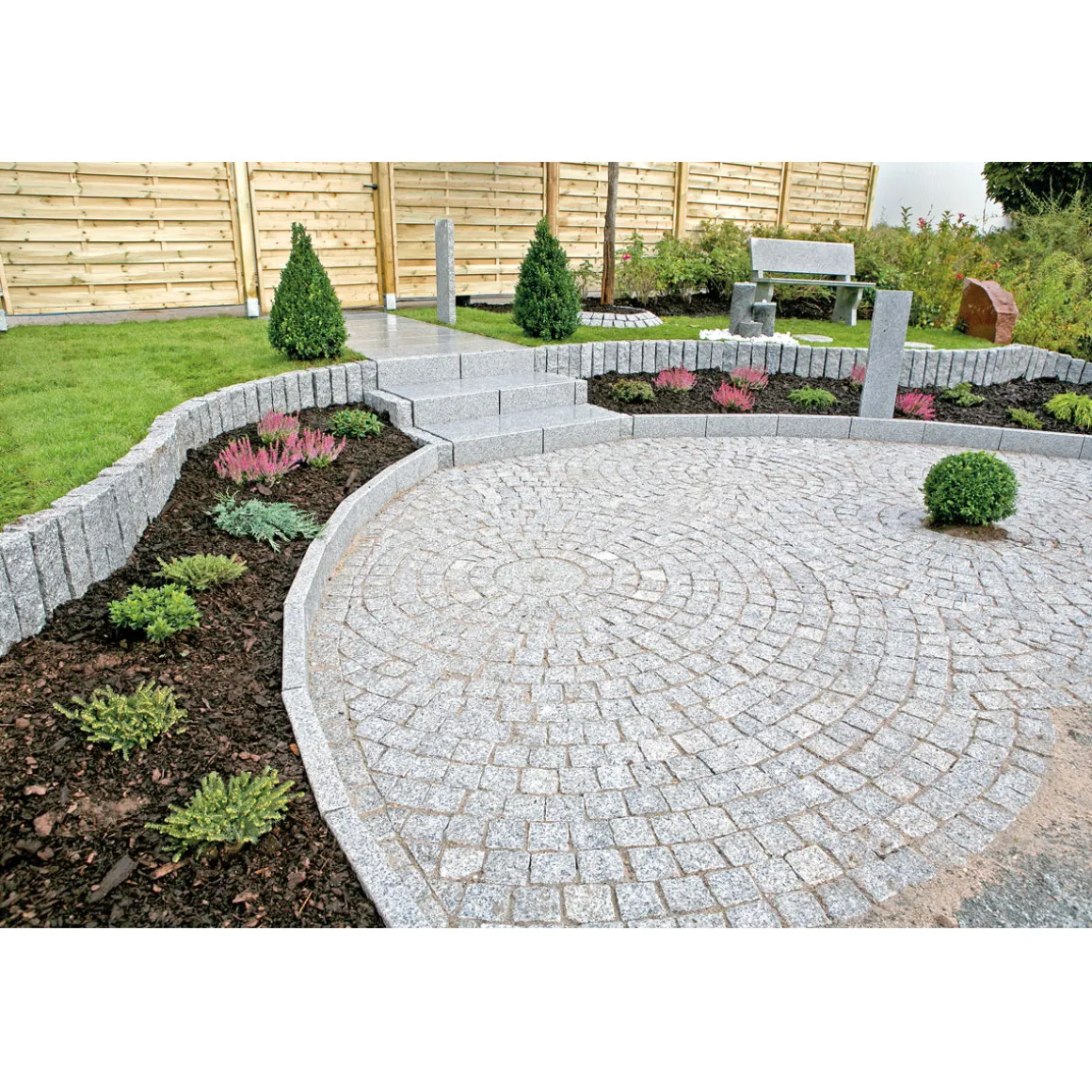 WingartGranitpflaster granit grau 9 x 9 x 5 cm