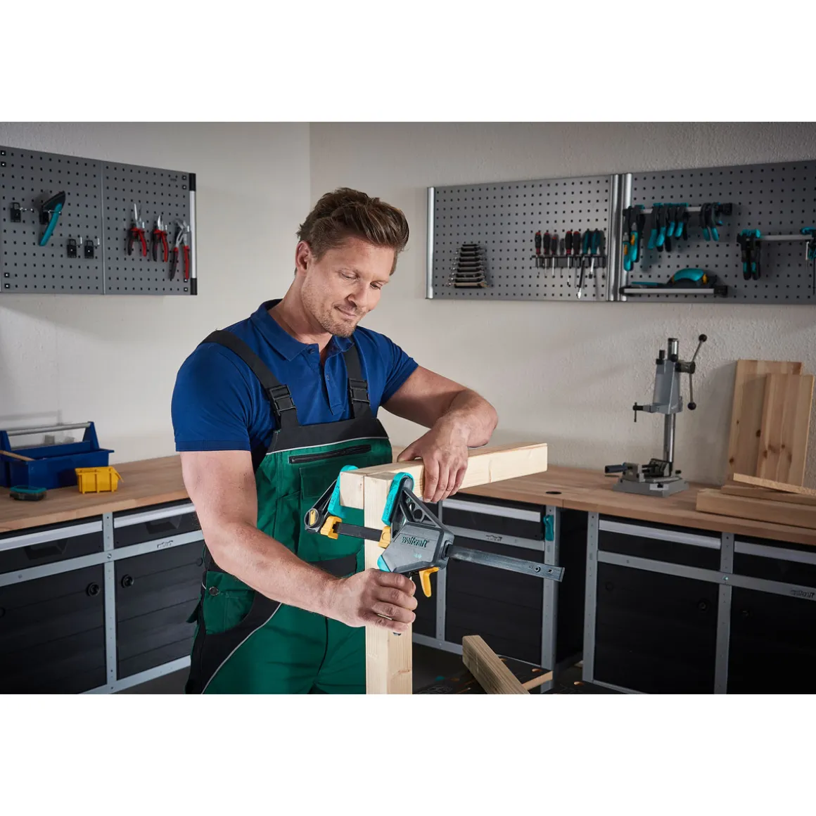 WolfcraftEinhandzwinge EHZ PRO 100/700 mm