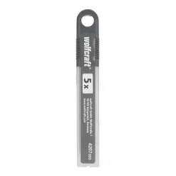 Wolfcraft 5 Profi-Sharp-Abbrechklingen 9 mm schwarz
