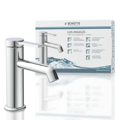 WT-Armatur Los Angeles chrom Eco-Klick-Kartusche inkl.Push-Open-Garnitur