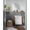 WT-Unterschrank GWC 52x61x27,5 AsEi/wei.Milano 2 Tueren, 1 Einlegeboden